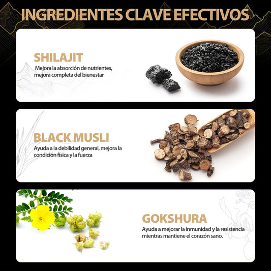 🔥Gold Shilajit Gummies|Energía, fuerza y enfoque