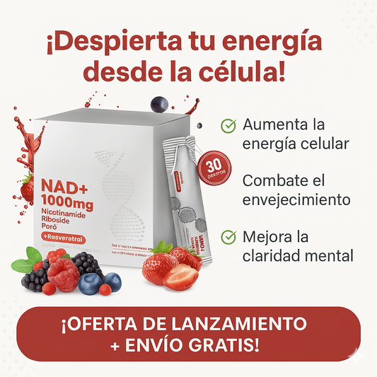 🧬 NAD+ 1000 mg | Rejuvenece y Activa tu Energía Celular