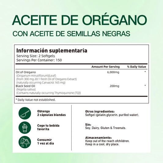 💧Aceite de Orégano Digestión Natural